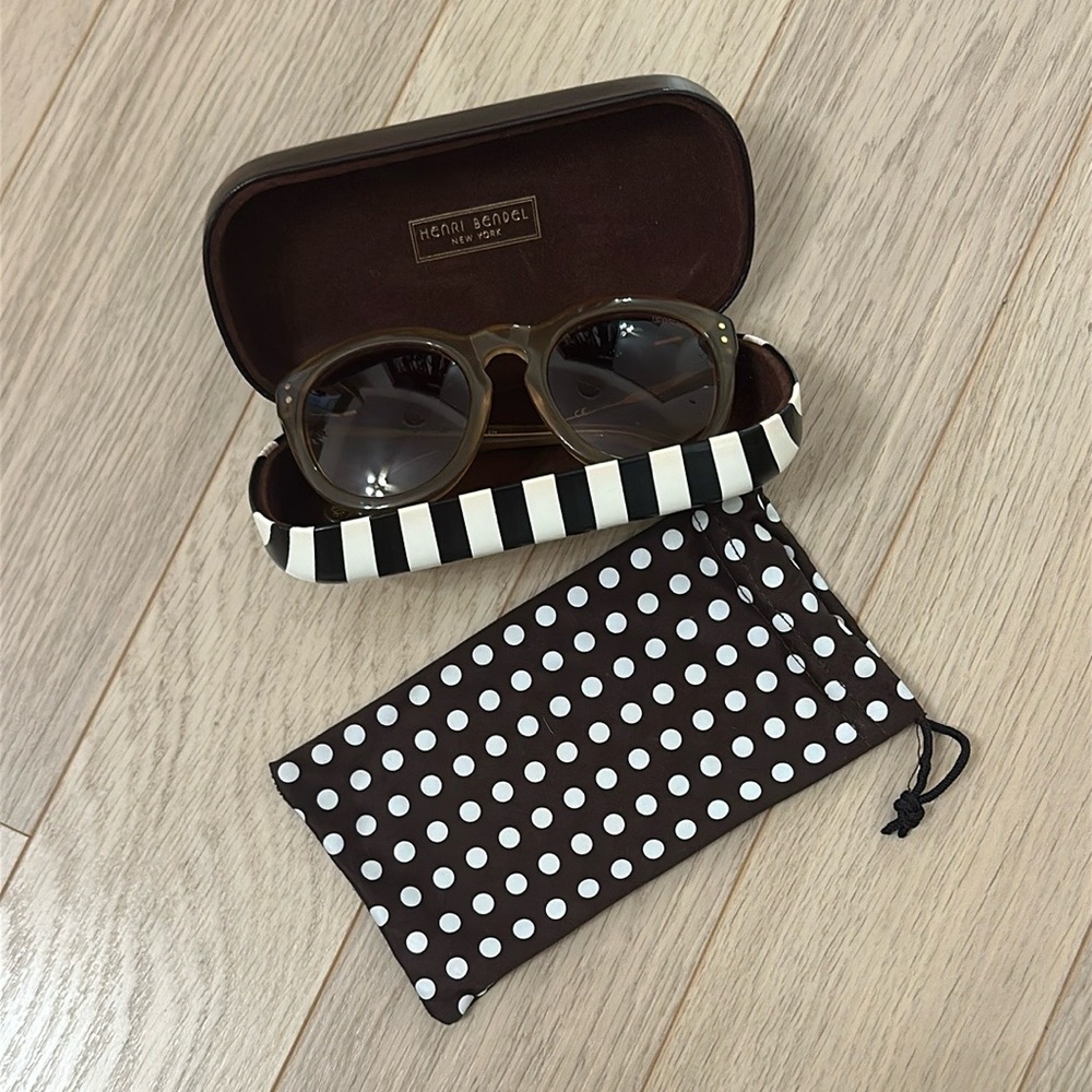 Henri Bendel Tan Sunglasses